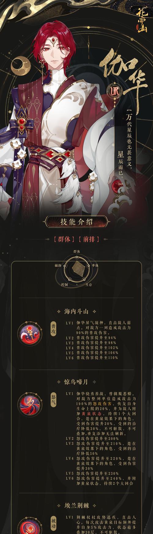 以花亦山心之月最强ur名士，打造游戏世界的（奇才登峰造极）