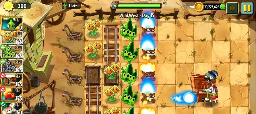 《植物大战僵尸2中文版》埃及坚不可摧第三天攻略（细节揭秘）