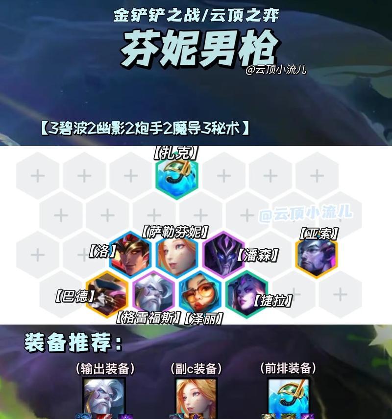 云顶之弈必胜攻略——专克水炮阵容（千锤百炼的克制策略）
