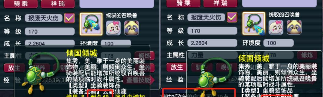 梦幻西游坐骑饰品能提升多少宝宝速度？如何选择合适的饰品？