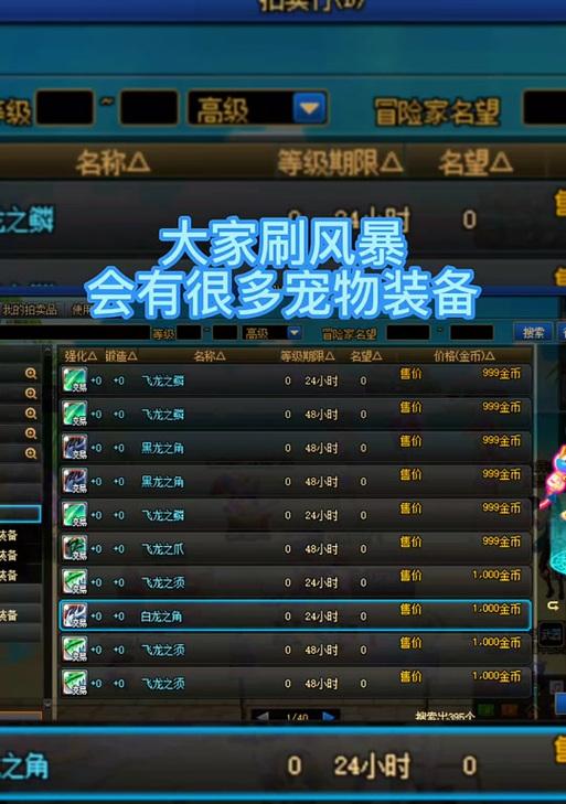 dnf宠物装备如何变换？需要哪些材料和条件？