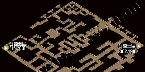 热血传奇石墓阵七层路线图是什么？